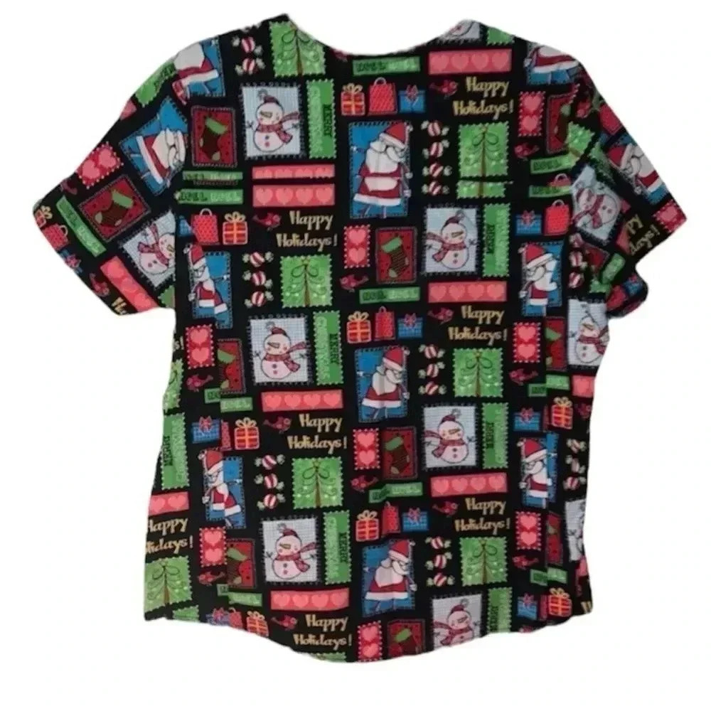 Scrubstar  Christmas Print Scrub Size Medium - Picture 2 of 3